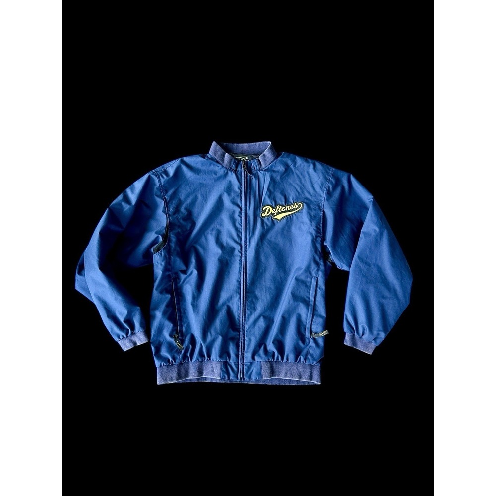 Deftones Golf Jacket Sz Large Patchwork Perfect F… - image 1
